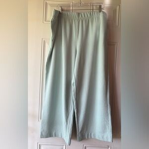 🎯60% OFF! a new day Woman’s Light Green Pull On Wide Leg Sweat Pants